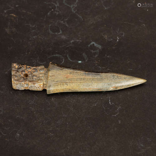 CHINESE JADE SPEAR HEAD