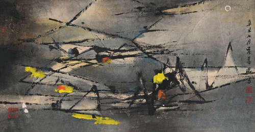 吕寿琨（1919～1975） 1961年作 无题 镜心 设色纸本