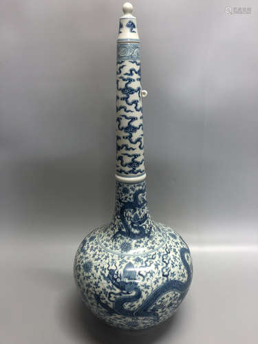 Chinese Blue And White Porcelain Vase