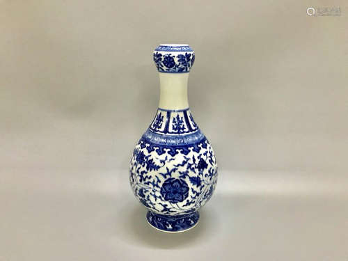 Chinese Blue And White Porcelain Vase