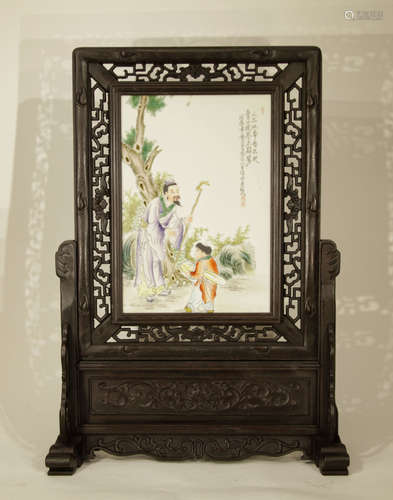 Chinese Porcelain Plaque