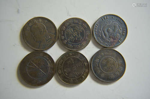 6 Chinese Coins