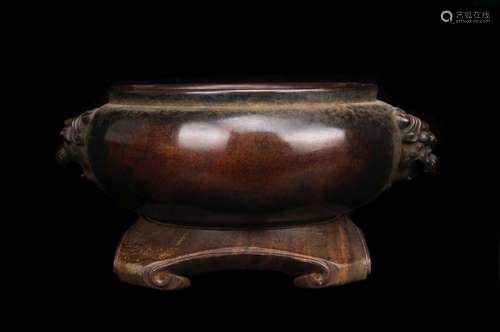 Chinese Zheng De Bronze Burner