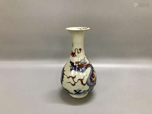 Chinese Blue And White Glaze Porcelain Vase