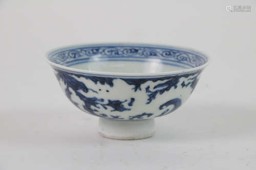 Chinese blue and white small porcelain bowl