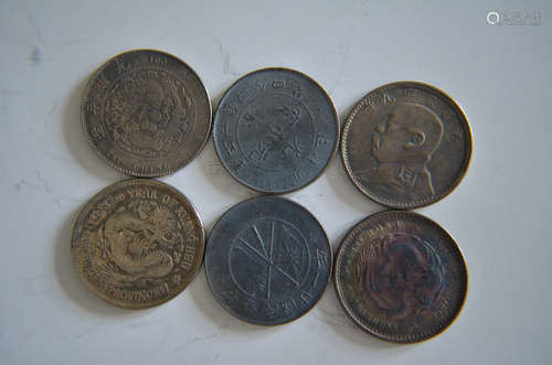 6 Chinese Coins