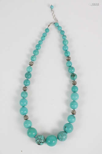 Turquoise Beads Necklace