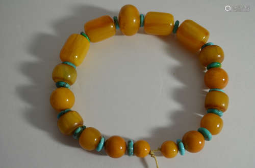 Chinese antique  Butterscotch Amber