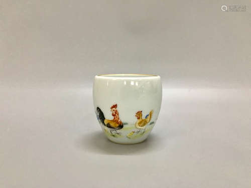 Chinese Famille Rose Tea Cup