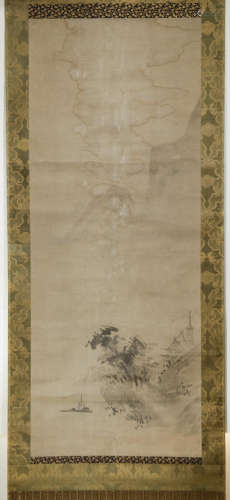 Japanese Scroll Painting - 20th Century