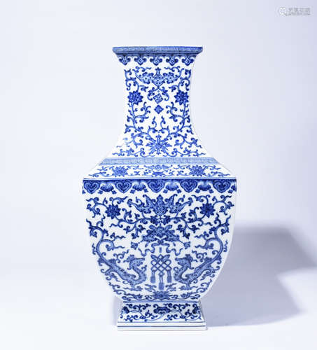 Chinese Blue And White Porcelain Vase