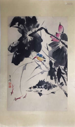 Chinese Ink/Color Painting On Paper