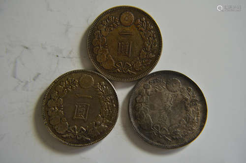 3 Chinese old coins