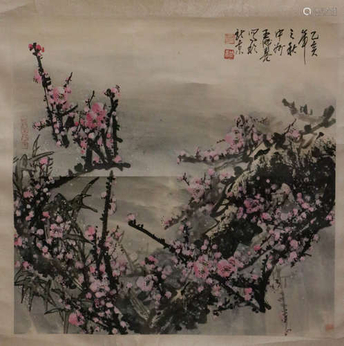 Wang, ChengXi. Chinese color painting of flower