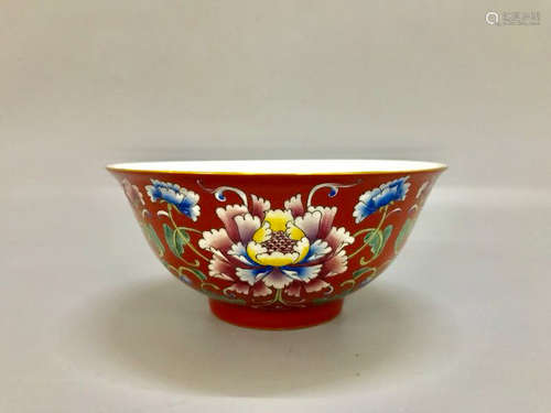 Chinese Famille Rose Porcelain Bowl