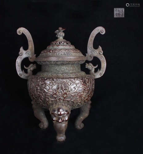 Qianlong Bronze Burner