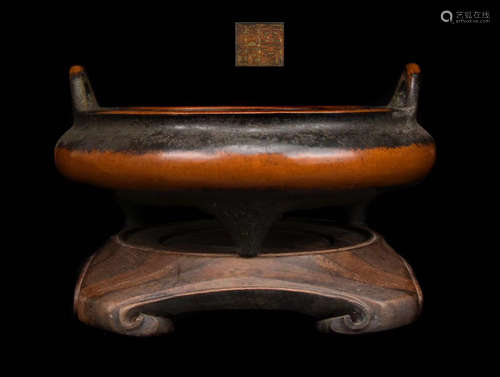 Chinese Yu Tang Bronze Burner