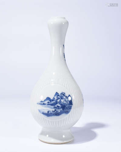 Chinese Blue And White Porcelain Vase