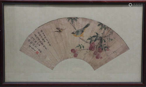 Chinese painting of a fan.