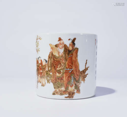 Chinese Porcelain Brush Pot