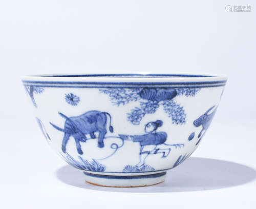 Chinese Blue And White Porcelain Bowl