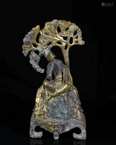 Chinese Gilt Bronze Figure