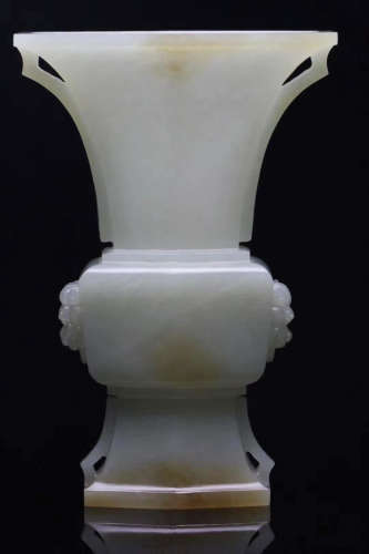 HETIAN JADE FINE DECORATED GU