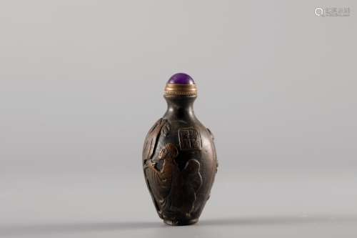 COPPER CHARACTER AND STORY SNUFF BOTTLE