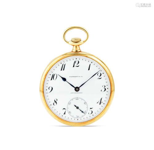 TIFFANY & CO 18K 黄金怀表 BY PATEK PHILIPPE