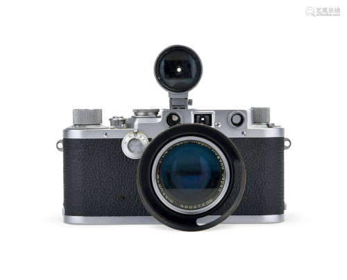 LEICA D.R.P. Ernst Leitz Wetzlar Camera with Nikkor-S.C 5cm f/1.4 lens.