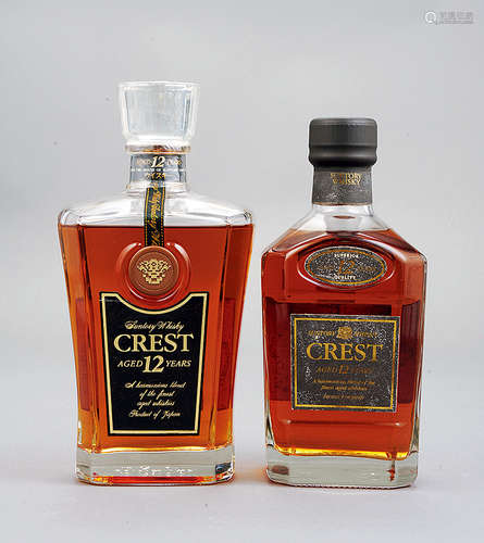 Crest Aged 12 Years Whisky （响12前身） （二件）