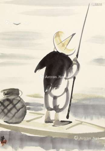 林风眠（1900～1991） 渔翁图 镜心 纸本