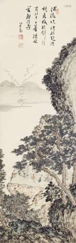 溥儒（1896～1963） 疏林落雁 立轴 纸本