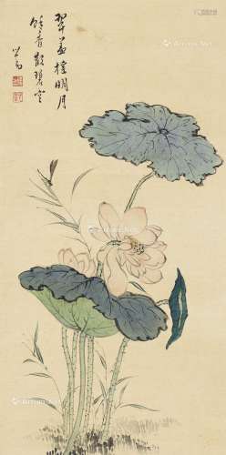 溥儒（1896～1963） 荷花 镜心 纸本