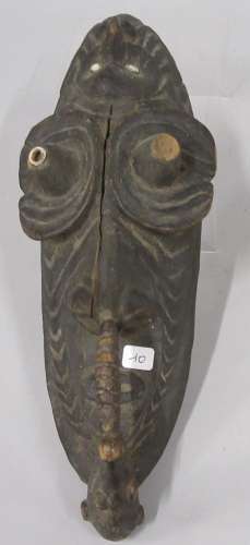 Relief sculpté en forme de masque, Iatmul (Papouas...