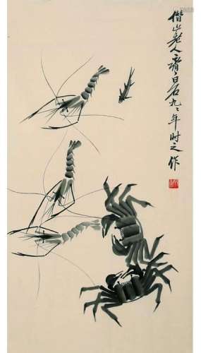 CHINESE PAINTING, SIGNED QI BAI SHI (1864-1957)
