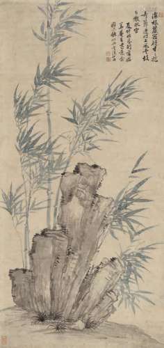 YANG SHOU PING (1633—1690), BAMBOO AND STONE