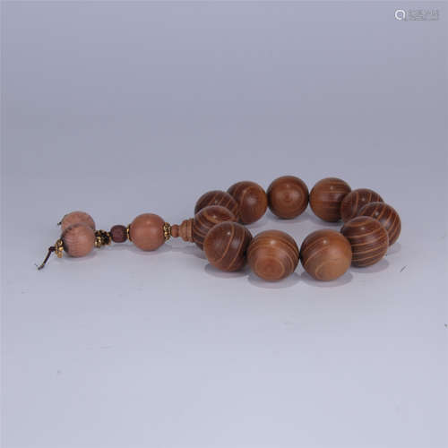 CHINESE HUANGHUALI BEADS BRACELET