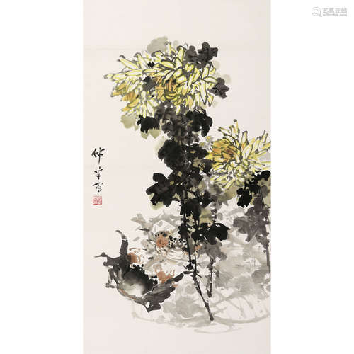 穆仲芹（1906～1990） 花卉 镜心 纸本设色