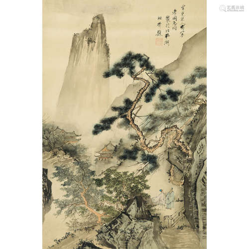 惠均（1902～1979） 山水 镜心 绢本设色