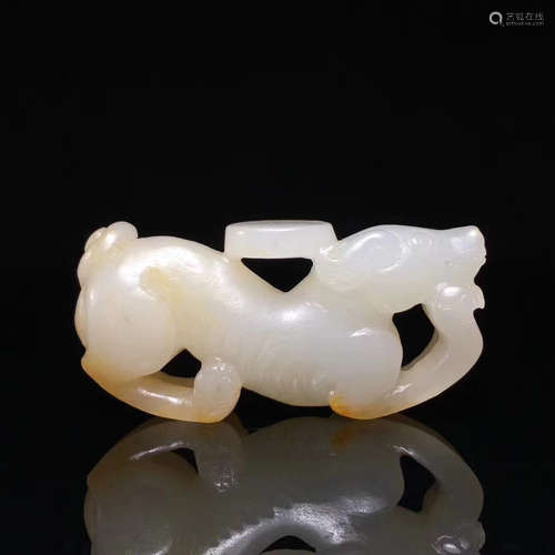 A HETIAN JADE DOG