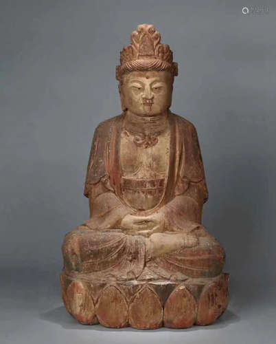 GUANYIN WOOD ORNAMENT