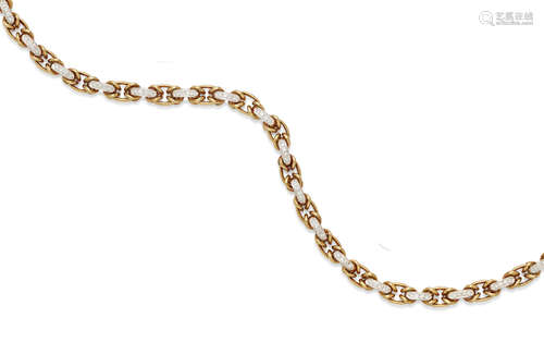 A Diamond and 18k Gold Necklace