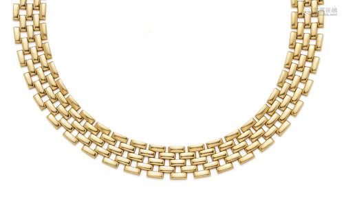 An 18k gold necklace, Italian