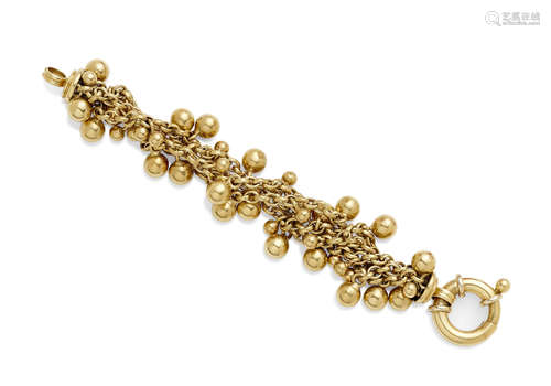 An 18k gold bracelet