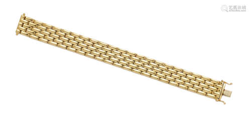 An 18k gold bracelet, Italian