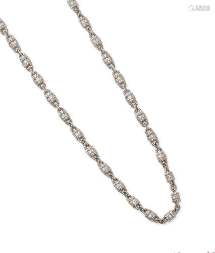 A diamond and 18k gold 'La Petite' necklace,  Judith Ripka, 2006