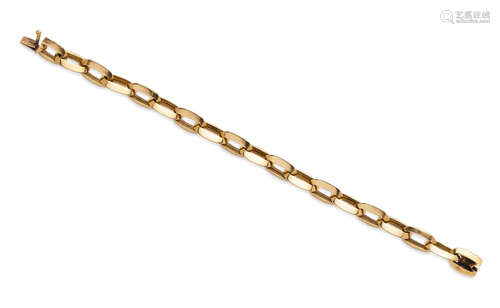 An 18k gold bracelet, French