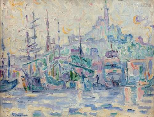 Paul SIGNAC (1863 1935)La bonne Mère, Marseille...