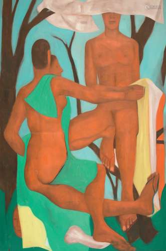 Marc DESGRANDCHAMPS (1960)Les baigneuses, 1990 ...